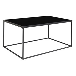 Chic-table basse noire 90x60 cm
