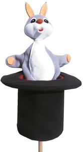 Marotte lapin chapeau