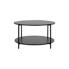 Chic-table basse noire ø80 cm