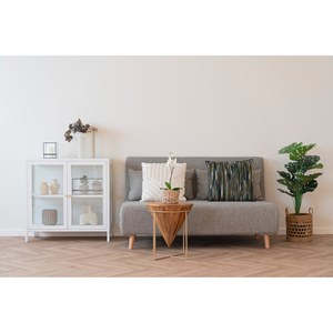 City-rangement 2 portes vitrées métal blanc 80x80 cm