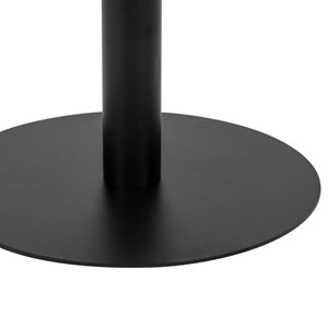 Cooper-table à manger ronde 4 personnes ø110, décor marbre et acier