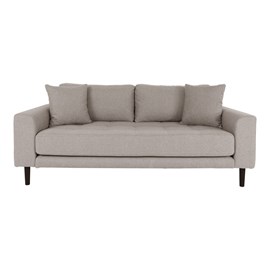 Fred- canapé 2,5 places en tissu taupe