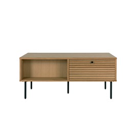 Logia-table basse chêne naturel 50x100 cm