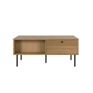 Logia-table basse chêne naturel 50x100 cm