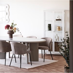 Maine-vitrine 2 portes vitrées acier blanc 80x175 cm