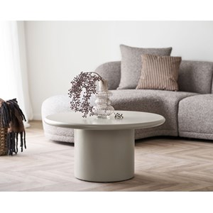 Mat-table basse sable ø80 cm