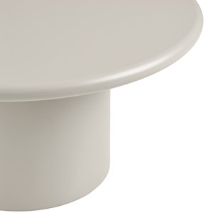 Mat-table basse sable ø80 cm