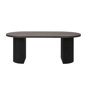Mido- table basse 60x120 cm brun foncé