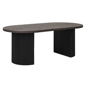 Mido- table basse 60x120 cm brun foncé