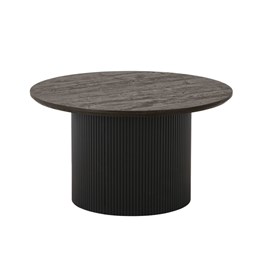 Mido- table basse ø80 cm brun foncé