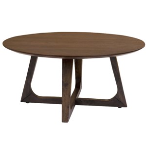 Nielsen-table basse noyer ø75 cm