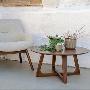 Nielsen-table basse noyer ø75 cm