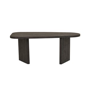 Retz-table basse décor brun foncé 50x100 cm