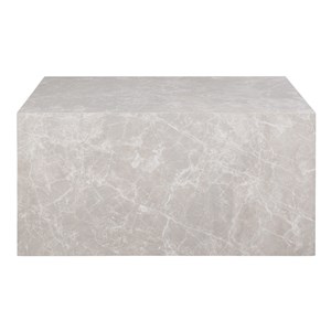 Vast-table basse décor marbre beige 60x80 cm