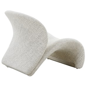 Zay-fauteuil lounge en tissu sable