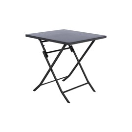 Table de jardin carrée greensboro 70 x 70 cm graphite - hespéride