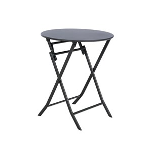 Table de jardin ronde greensboro ø 60 cm graphite - hespéride