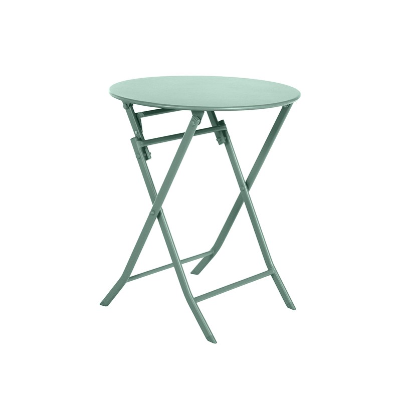 Table de jardin ronde greensboro ø 60 cm olive - hespéride