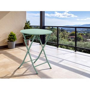 Table de jardin ronde greensboro ø 60 cm olive - hespéride