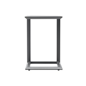 Table d'appoint en aluminium gris graphite evasion - hespéride
