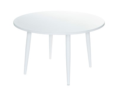 Ensemble de table à manger en alum blanc capri et 4 chaises de jardin malte - ja