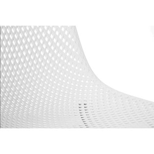 Ensemble de table à manger en alum blanc capri et 4 chaises de jardin malte - ja