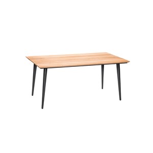 Table de jardin rectangulaire en bois teck comores - 4 places - jardiline