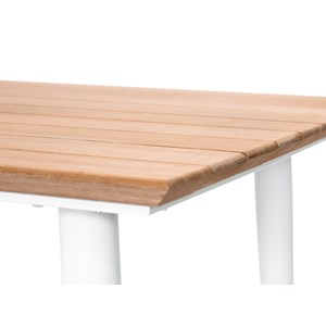 Table de jardin rectangulaire en bois teck maldives - 4 places - jardiline