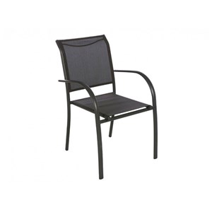 Ensemble repas table extensible rectangulaire alu graphite piazza + 12 fauteuils