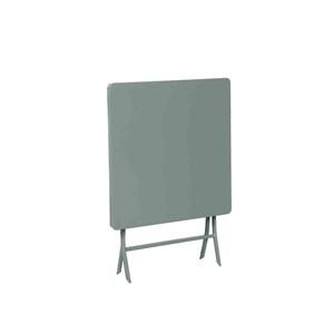 Salon de jardin carré en métal greensboro 70 x 70 cm olive avec 2 chaise - hespé