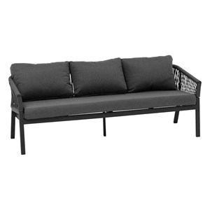 Salon de jardin en alu oriengo graphite - 5 places - hespéride