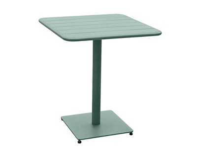 Table de jardin carrée phuket olive 65 x 65 cm - 2 places - hespéride