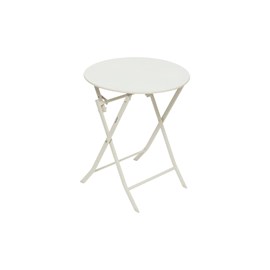 Table de jardin ronde greensboro ø 60 cm argile - hespéride