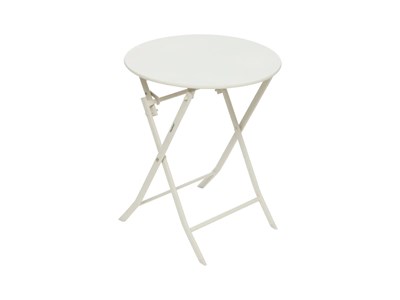 Table de jardin ronde greensboro ø 60 cm argile - hespéride