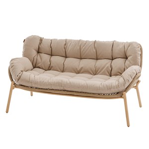 Salon de jardin effet bois meloane - 5 places - hespéride