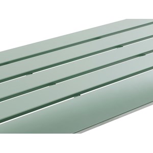 Ensemble table et banc de balcon drilia olive - 2 places - hespéride