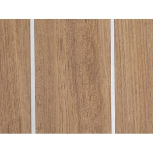 Table de jardin rectangulaire alu evasion 4 places effet bois - hespéride