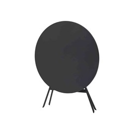 Table de jardin ronde greensboro 4 places graphite - hespéride