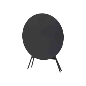 Table de jardin ronde greensboro 4 places graphite - hespéride