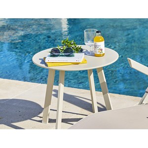 Table d'appoint ronde saona argile - 50 cm - hespéride