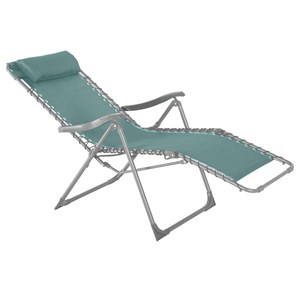 2 fauteuils de jardin relax silos vert jade - hespéride