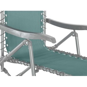 2 fauteuils de jardin relax silos vert jade - hespéride