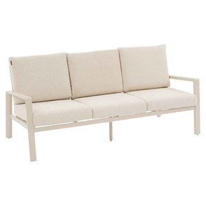 Salon de jardin aluminium luzane argile - 5 places - hespéride