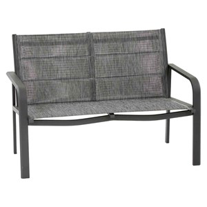 Salon de jardin alu et texaline piazza graphite - 4 places - hespéride