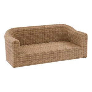 Salon de jardin en résine tressée moorea savana - 5 places - hespéride