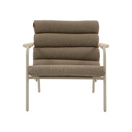 Salon de jardin en alu solani argile - 4 places - hespéride