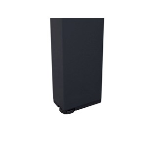 Table de jardin rectangulaire extensible rallonge coulissante alu evasion effet