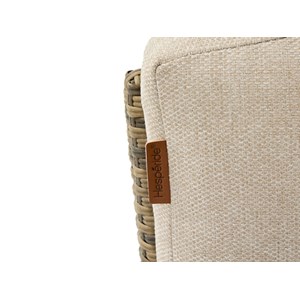 Fauteuil de jardin en alu et résine tressée selenim naturae - hespéride