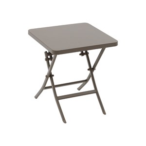 Table d'appoint carrée pliante greensboro café - 40 x 40 cm - hespéride