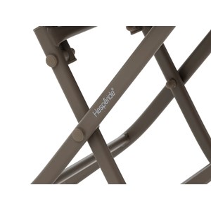 Table d'appoint carrée pliante greensboro café - 40 x 40 cm - hespéride